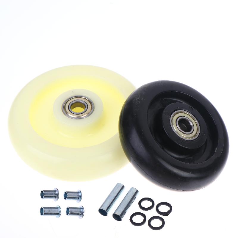 2 Sets Furniture Wheels Sliding Swivel Trolley Castor 1.5/2/2.5/3/4/5Inch Caster For Cart Industrial Move Chair Replacement
