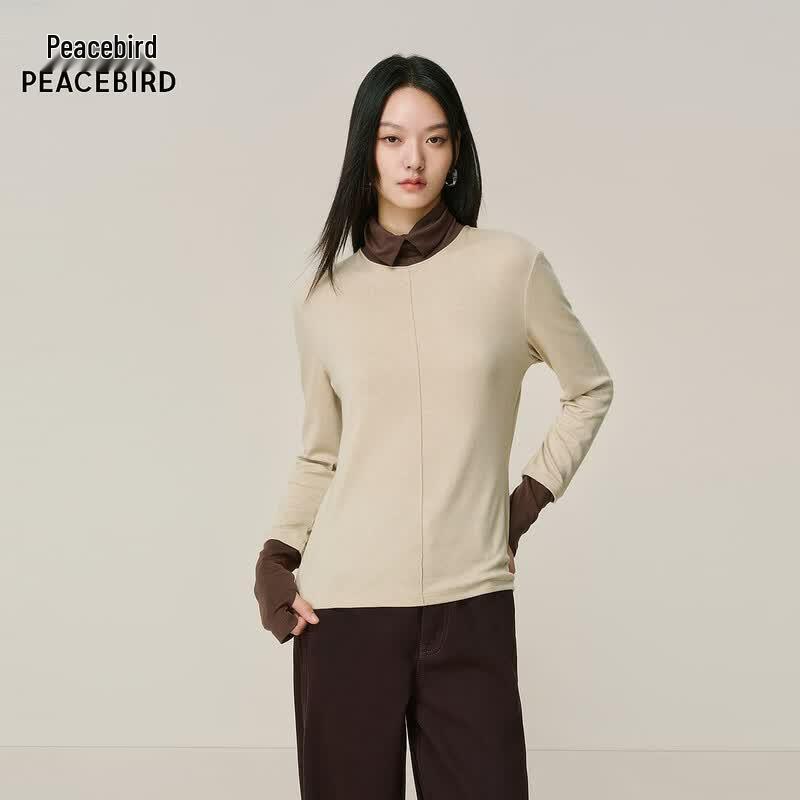 PEACEBIRD A1CPF4526 Long Sleeve T-Shirt XL