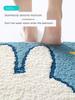 Dajiang Cartoon Miffy Collaboration Bathroom Mat Flocked Toilet Mat Non-Slip Mat Entrance Cleaning Carpet