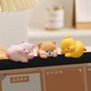 6pcs/set Pig Screen Animal Model Computer Display Center Console Doll  Auto Interior