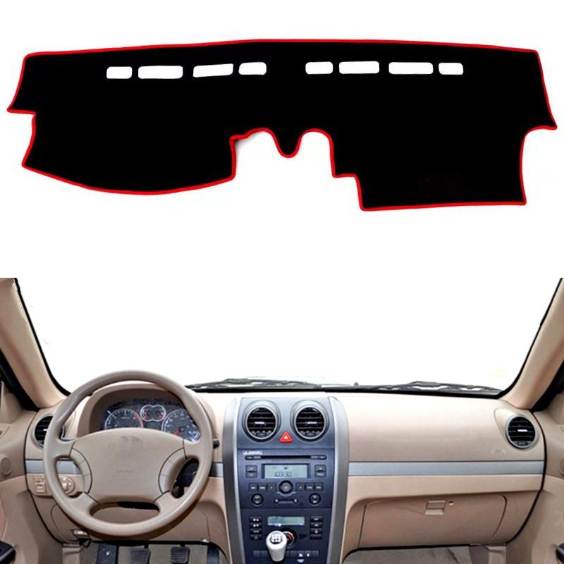 

Dashboard Cover Dash Mat Pad For Great Wall Haval H3 H5 2010 2011 2012 Anti-Slip Dashmat Sunshade Carpet Car Styling Accessories Black(Red Edge)