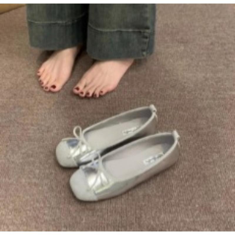 Elegant Flat Shoes Single Shoes Women's Shoes Soft-soled Ballet Shoes