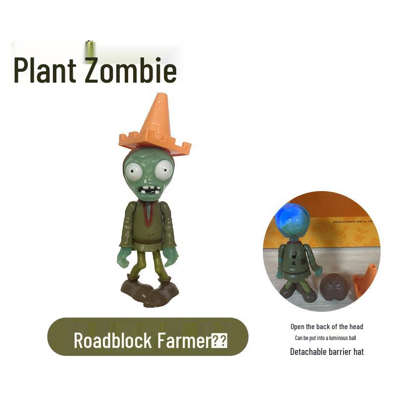 Plants Vs. Zombies Toy Set: Bewitching Mushroom, Fish Hook, Grassland Mine, Flaming Tree, Poison Pea