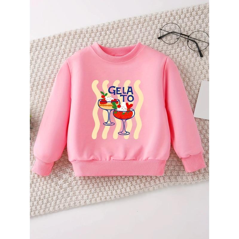 Kids Sweatshirt,Trendy Youth Graphic Tops, Thin and Versatile Comfortable Round Neck Hoodie ,Skin Friendly Sweatshirt