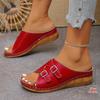 2026 Summer Fashion Women Wedge Slippers Premium Orthopedic Open Toe Shoes for Women Platform Retro Slippers Female