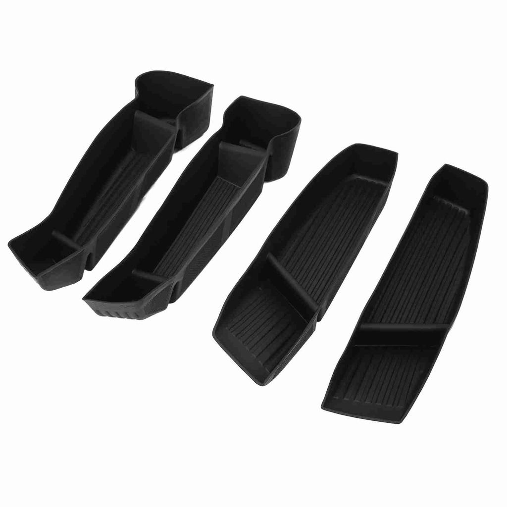 4PCS Door Side Storage Box Interior Organizer Replacement for Tesla Model Y 2020‑2023