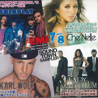 

CD VARIOUS - Emi Sound Town Sampler July & Augus PCD3561 EMI Japan Rock Used