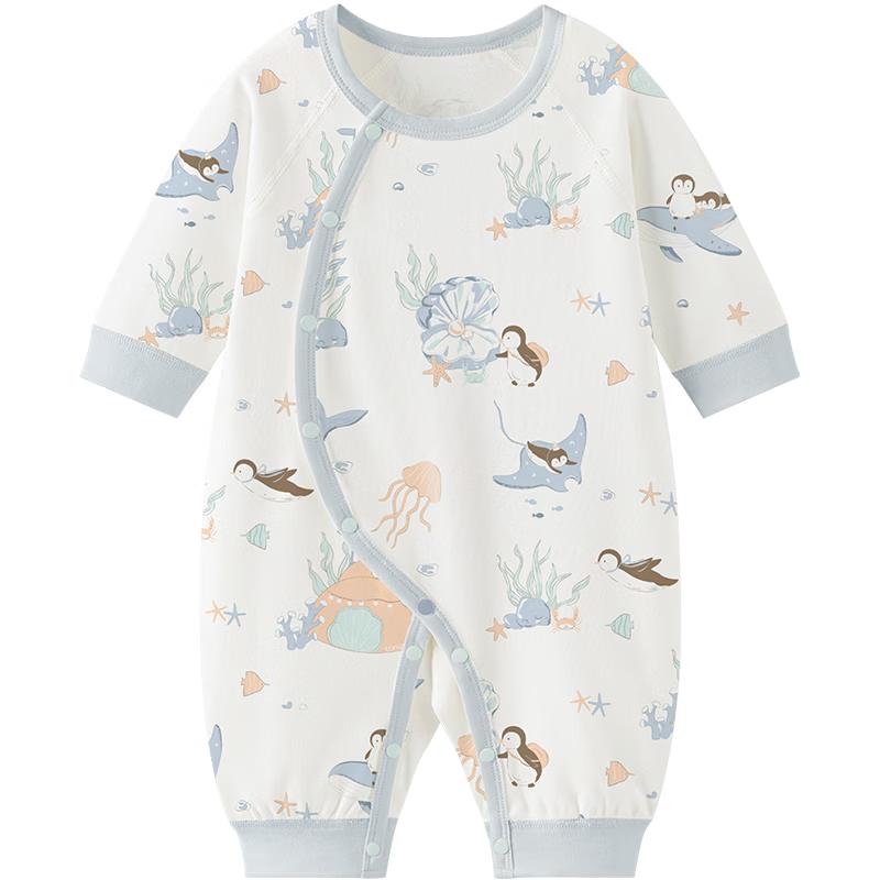 TONGTAI Baby Pure Cotton Long Sleeve Romper Bodysuit