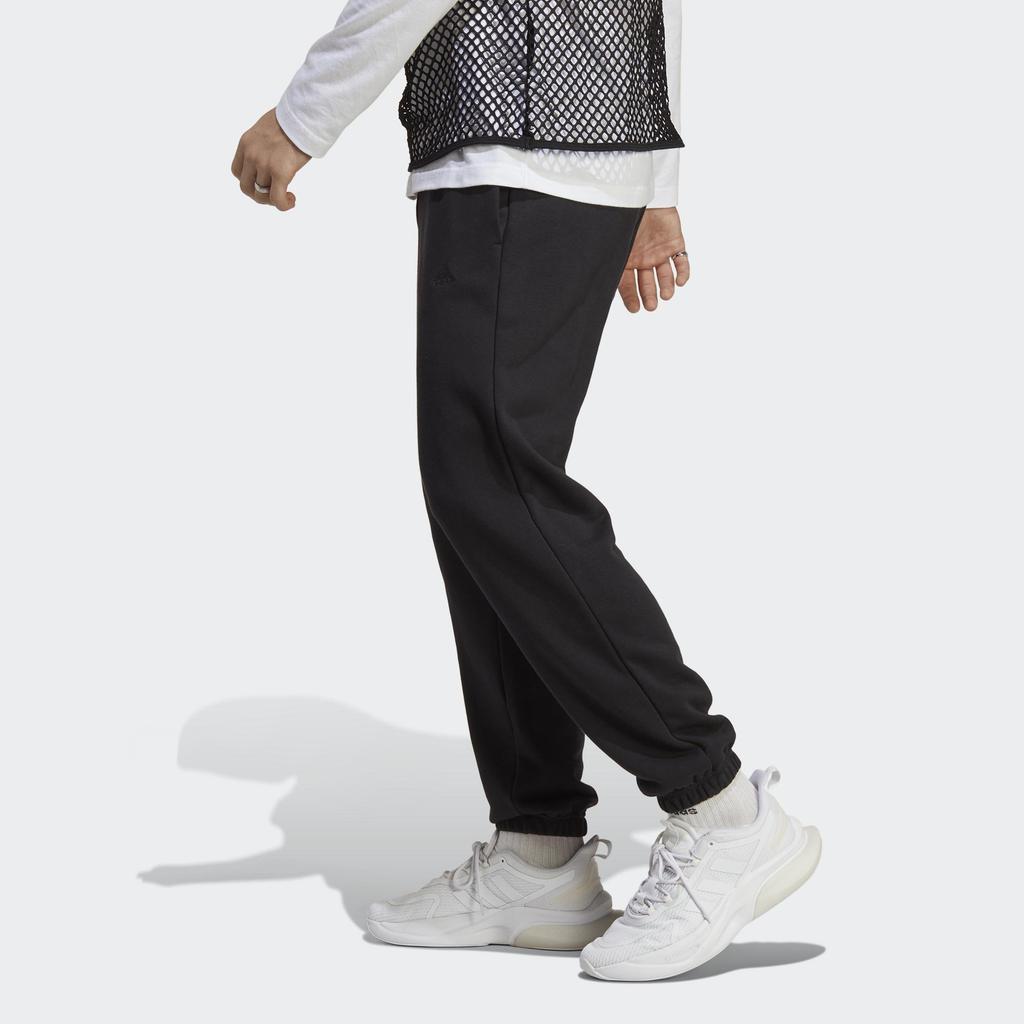 Adidas Originals All SZN French Terry Regular Fit Tapered Leg Casual Comfort Sweatpants Men Black IC9770