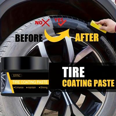 Automotive Tire Paste Brightening Agent Brightening Agent Cleaning and Maintenance Anti Aging Plastic Refurbished Tire Paste