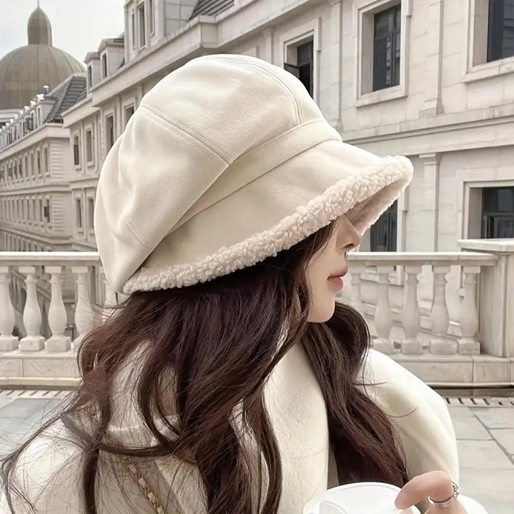 Women Beret Hat Classic French Style Beret for Women Winter Warm Breathable Casual Beret Caps for Outing Travelling Vacation