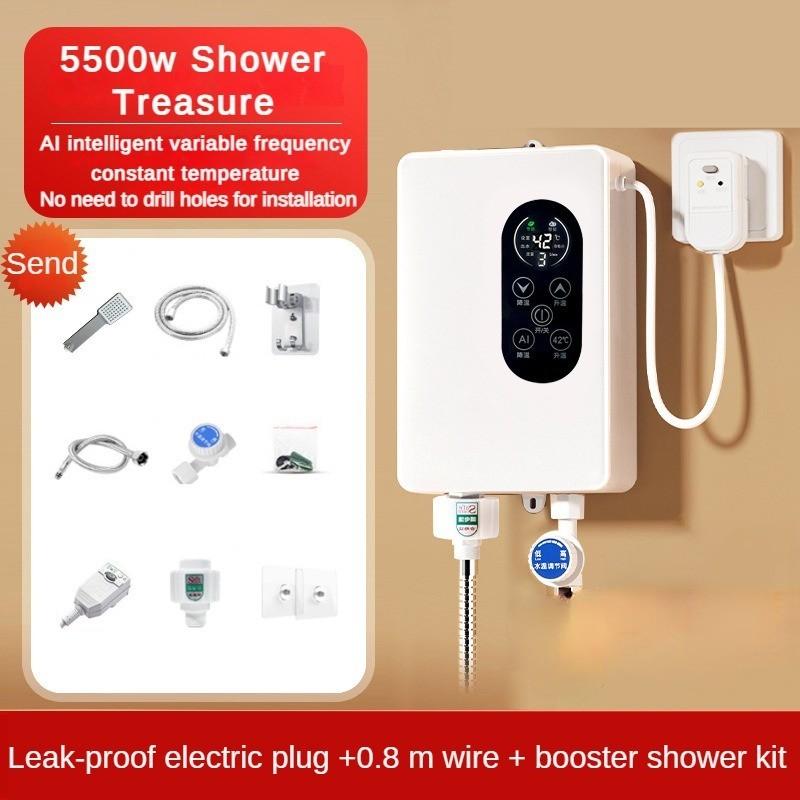 3500W/5500W Constant Temperature Variable Frequency Fast Heating Small KitchenElectric Water Heater High-power Instant Water Heater 260*160*60 m