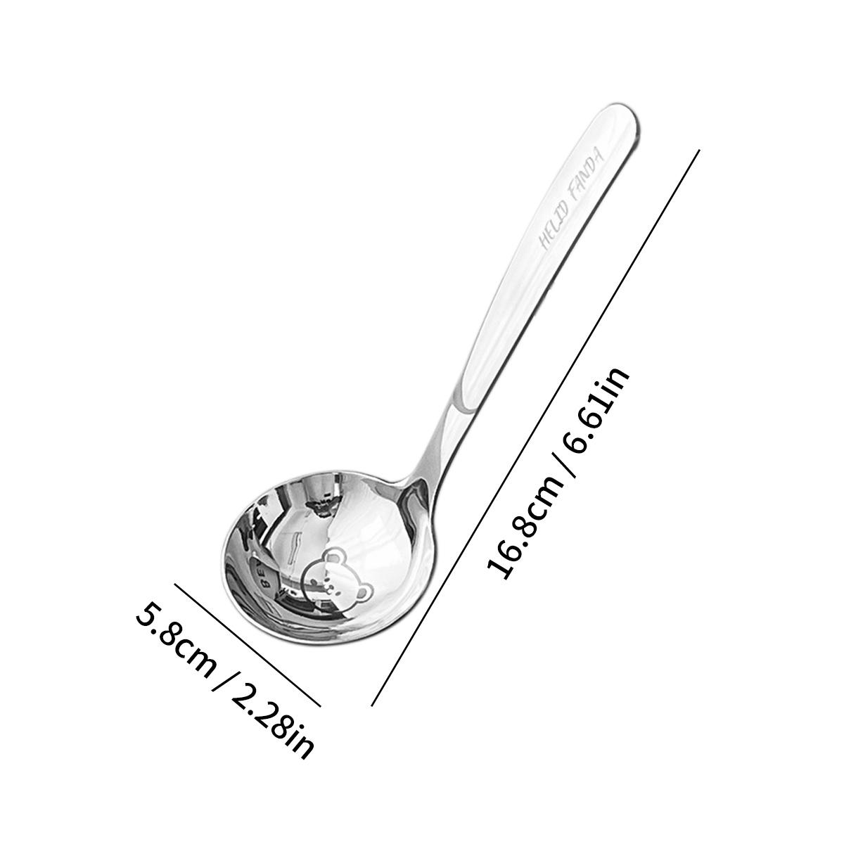 

WORTHBUY 316 Stainless Steel Thickening Spoon Long Handle Hot Pot Spoon Durable Soup Ladle Kitchen Soup Spoon Cooking Utensils