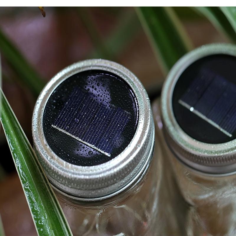 Solar Mason Jar String Lights