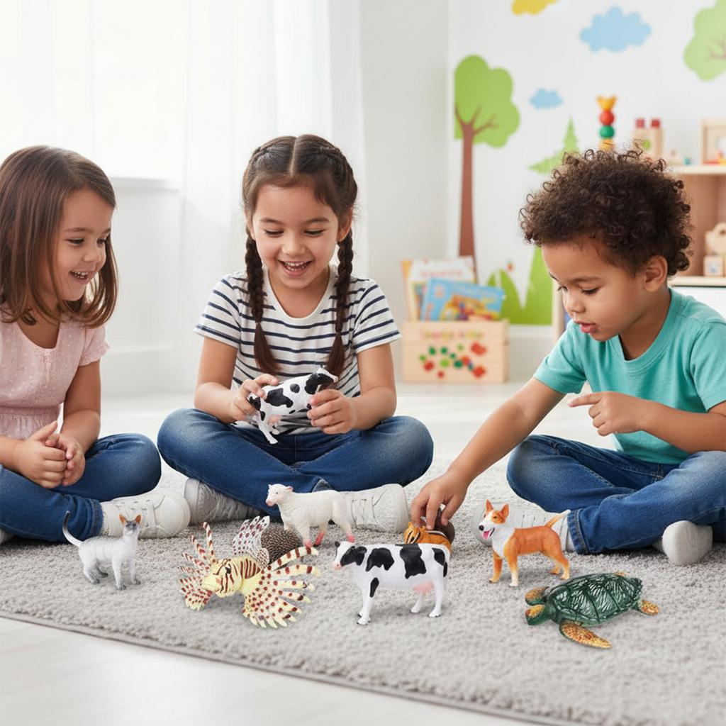 Insect Animals Model Marine Land & Insect Animals Miniature Set Toy Insect Assembly Animal Model Toys Cute Education Kids Toys
