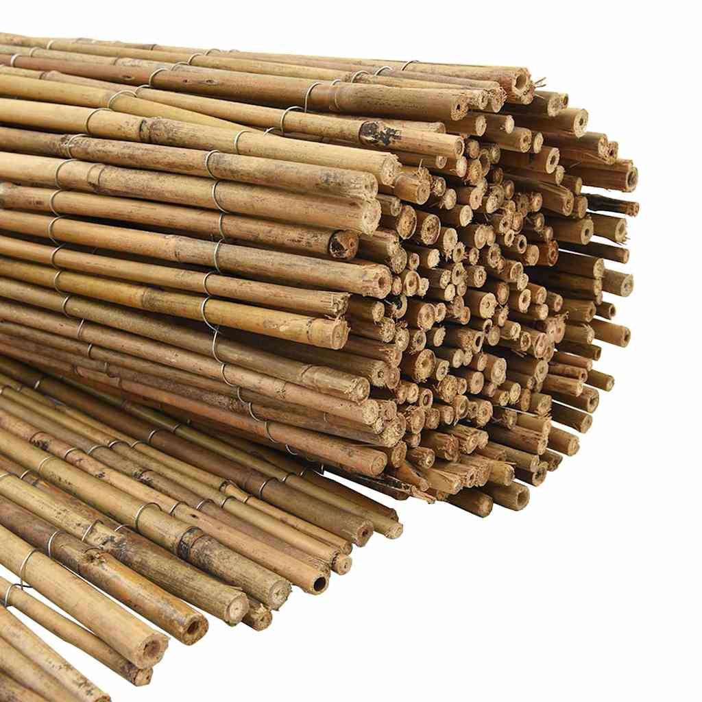 Natural Bamboo Fence 400 X 125 Cm Bamboo