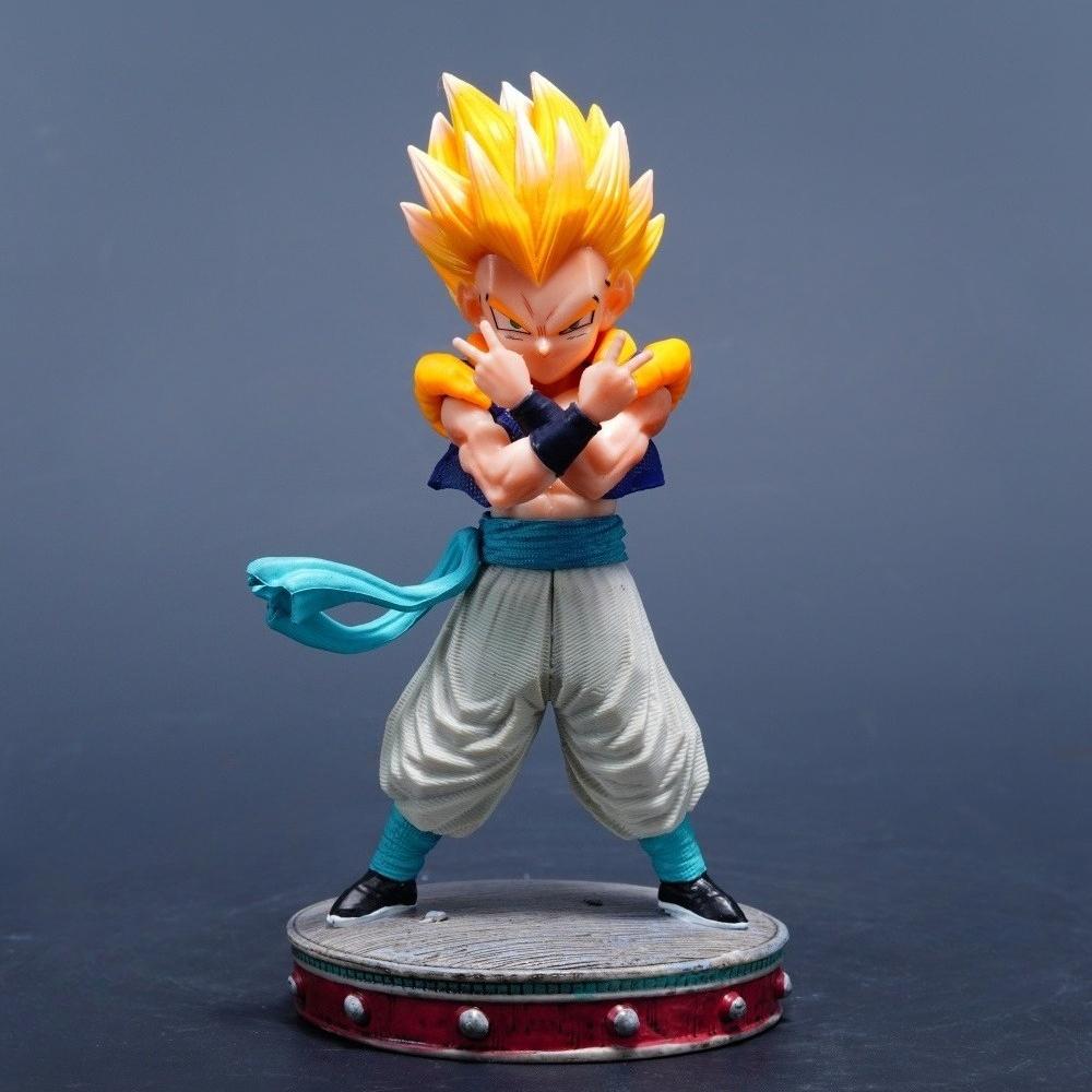 

15cm/5.91in Animation Dragon Sphere Figure Super Saiyan Gotenks Action Figures Polyvinyl Chloride Statue Tabletop Ornamen Collector Miniature
