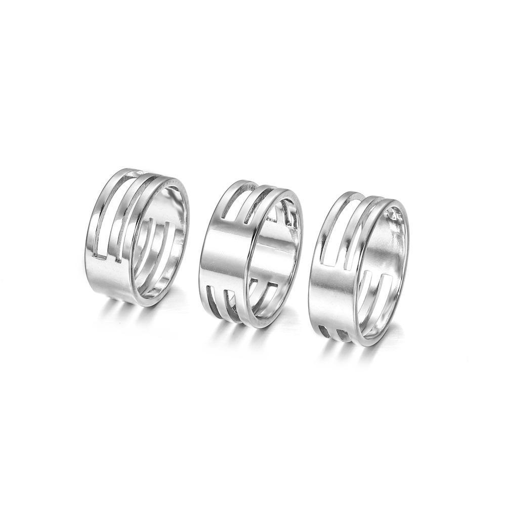 Stainless Steel Open Ring with Opener Tool - Adjustable Jump Ring Closure for DIY Jewelry, Adjustable Finger Ring Accessory