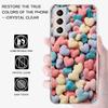 Furry Heart Phone Case For Samsung Galaxy S25 Edge S24 S23 FE S21 S20 S10 Plus S22 S26 Ultra Cover Clear Cases TPU Capa Shell Co