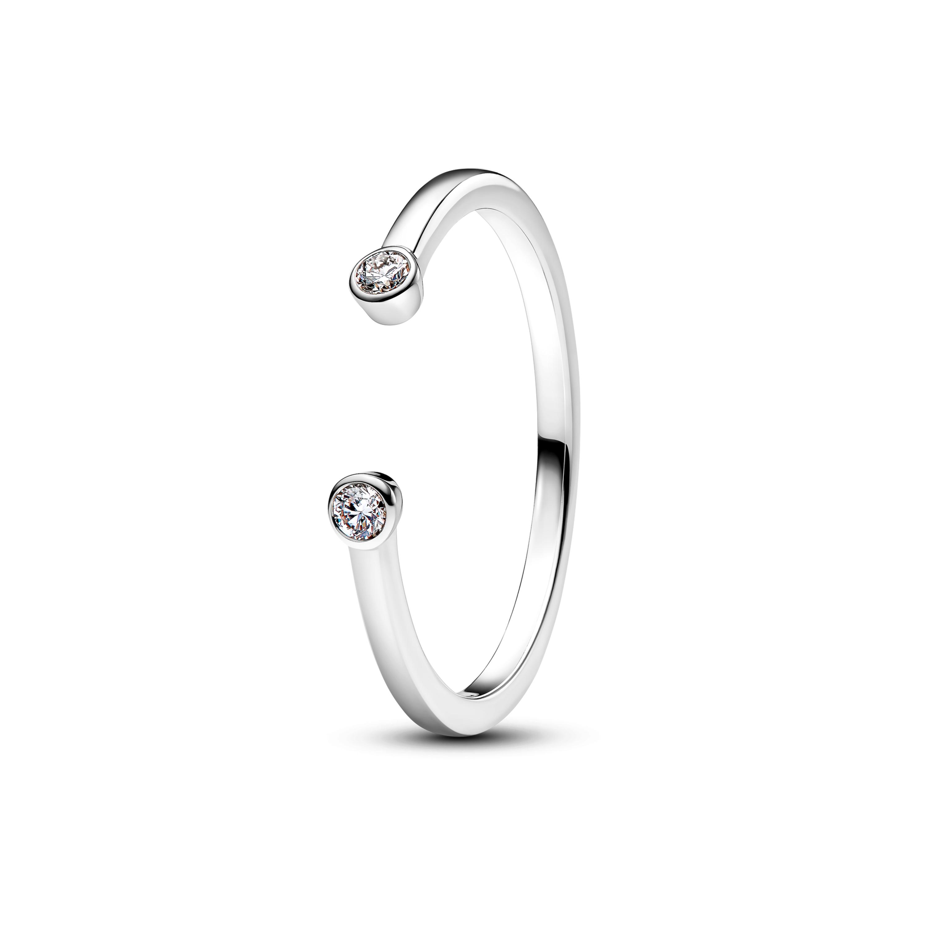 925 silver heart-shaped butterfly shaped flower shaped charm ring jewelry gift for European women 5