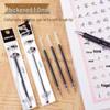 Deli 1.0 Thickened Core Bullet Tip Black Gel Pen Refill, Pull-Off Cap, S766