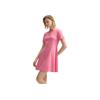 New FILA Lifestyle Short Sleeved Dress Women's Grape Pink PK F11W523310F-PK