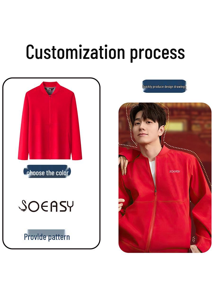 

Софтшелл бейсбольная куртка с вышивкой логотипа - Уличный кардиган на молнии для осенне-зимних видов спорта. L