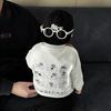 Infant & Toddler Bear Pocket Onesie Romper, Combed Cotton, Soft, Trendy Sweatshirt Style, 0-2 Years