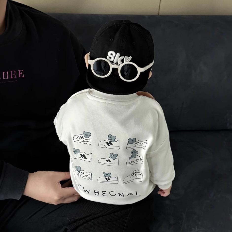 Infant & Toddler Bear Pocket Onesie Romper, Combed Cotton, Soft, Trendy Sweatshirt Style, 0-2 Years