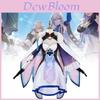 Charming White Cosplay Costume For Cloudstrider With Accessories For Anime Fans