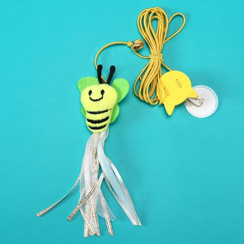 Hanging Cat Toys Biting Cat Teaser Catnip Self-entertaining Cat ToysFeather Cat Toys Pets