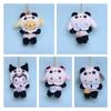 Cute And Cuddly Panda Series Plush Keychains