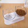 Bol Double Antidérapant pour Chat Chien Avec Support Alimentation Animaux Bol d'Eau Chat Pour Chats Nourriture Bols pour Animaux Pour Chiens