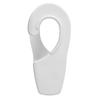 Boat Bumper Clip Fast Adjustment Enhanced Sealing Pontoon Bumper Clip Hook for Ship Kayak Yacht White 25mm   1in