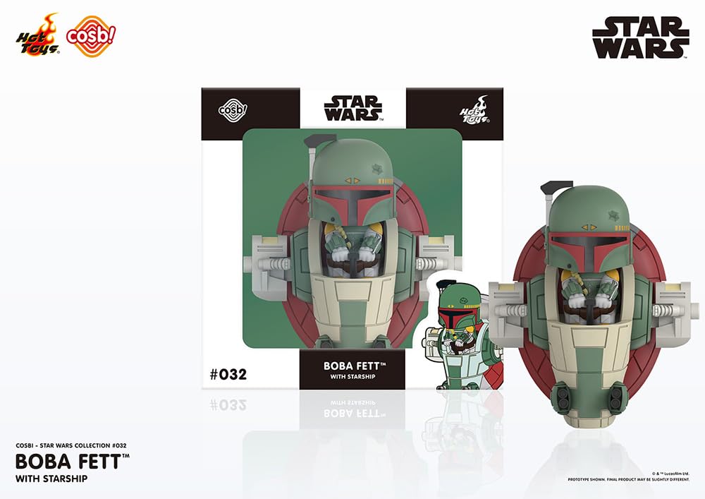 Cosbi Star Wars Collection Movie Star Wars Boba Fett Spaceship Figure & #032 Non-Scale