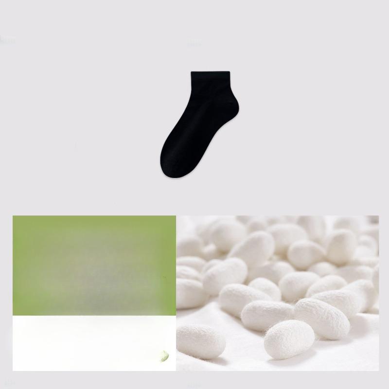 Female Summer Thin Mesh Breathable Antibacterial Boneless Cool Socks