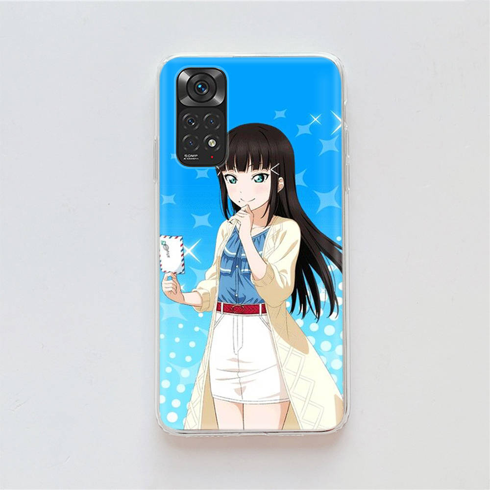 DT27 Dia Kurosawa Case for Samsung A04 A14 A23 A34 A54 M23 M33 M52 M53 Realme 10 9 C30S C35 C55 VIVO Y02S Y21 Y33S Y51 X80 Pro Clear Cover