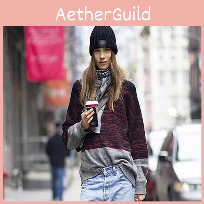 Luxurious Women's Solid Color Warm Winter Knit Beanie Hat With Classic Design