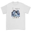 NEUES Shirt LANY Band Weiß 100% Baumwolle T-Shirt Herren T-Shirts Top Unisex Kurzarm Alle Größen 2F641