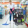 Trash Can Caddy Bag Adjustable Buckle Trash Bin Covers Large Capacity Cleaning Supplies Organizer Bag for Janitorial Trash Can