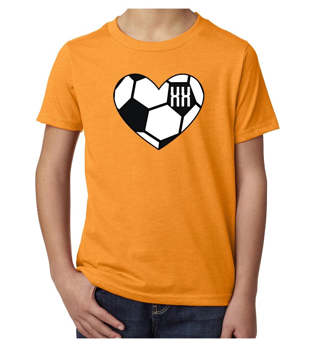 Soccer Ball with Custom Number, custom soccer shirts, Kids kids boys T-Shirts 130