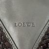 Loewe Shoulder Bag Gray Women Braid Used