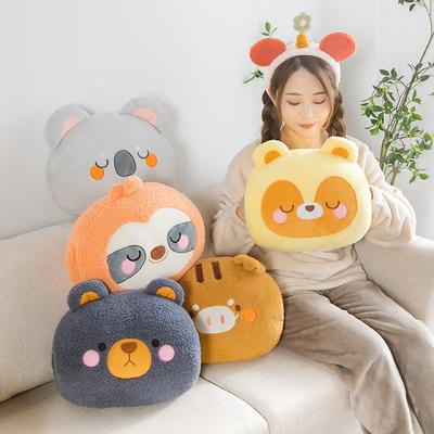 Niedliche Plüschtiere Kissen Weich Liebenswert Waschbär Bär Faultier Koala Wildschwein Puppe Sofa Stuhl Kissen Geburtstagsgeschenke