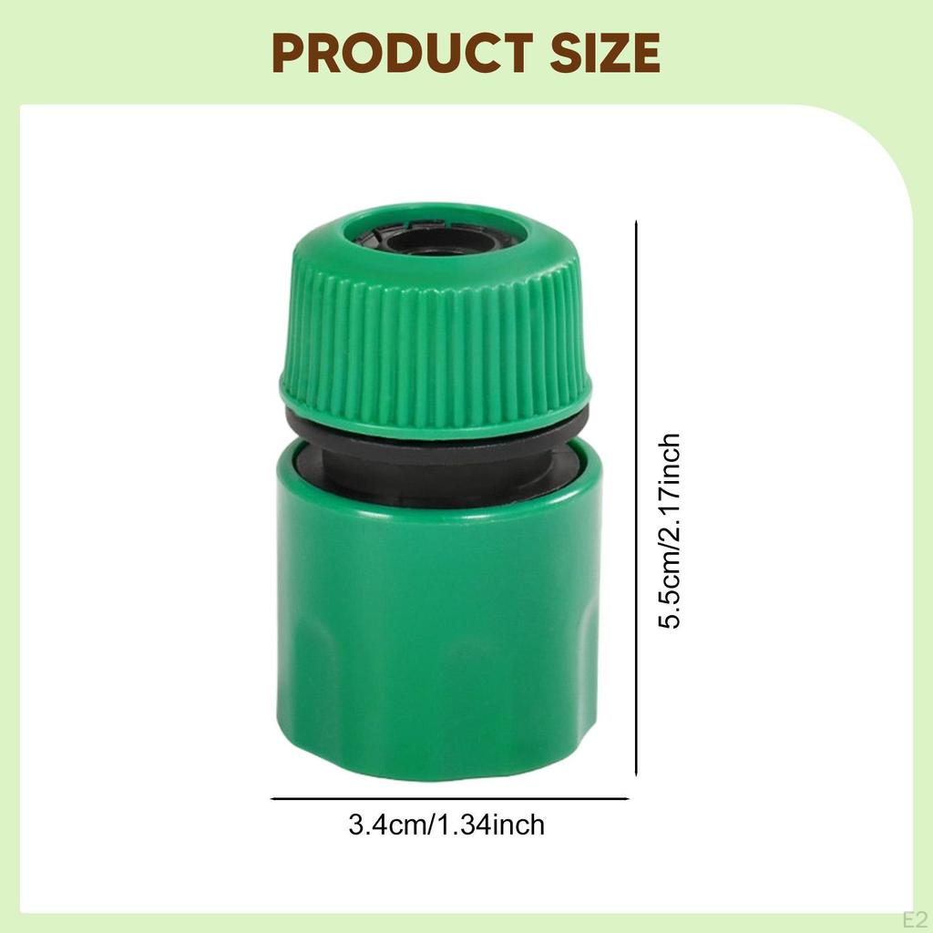 10Pcs 1/2 Inch Garden Hose Connectors Water Tube Fittings Sturdy Portable Quick Connect