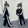 Frühling Herbst Mädchen Casual Sets Kinder Lange-ärmeln Jacke + Hosen 2Pcs Outfits Kleidung Kinder Sport Anzüge