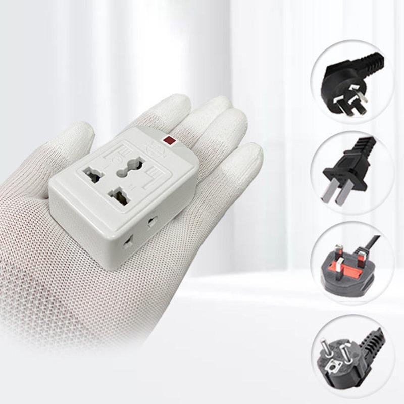 Schuko Plug Power Strip 3-Outlet 7-Hole German Standard Outlet Socket Home Electronics Extension Cord 0.3/0.5/1/2/3M