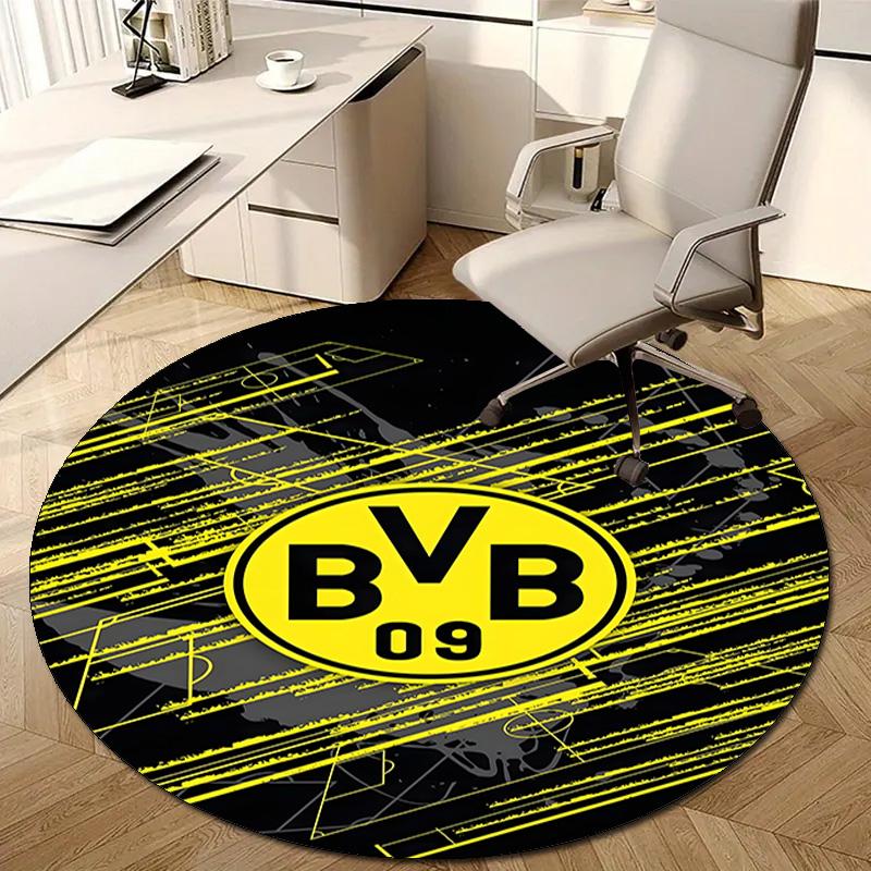 1pc B-BVB09 Print Round Carpet Chair Round Carpet Suitable for Bedroom Living Room Home Decorative Carpet