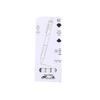 Pure White Small Fine Tip Quick-Dry Gel Pen for Students