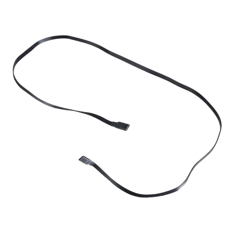 High Efficiency USB C Flat Cable Type C To Type C Female 18W Charging Data Extension Cord for Consumer Electronics