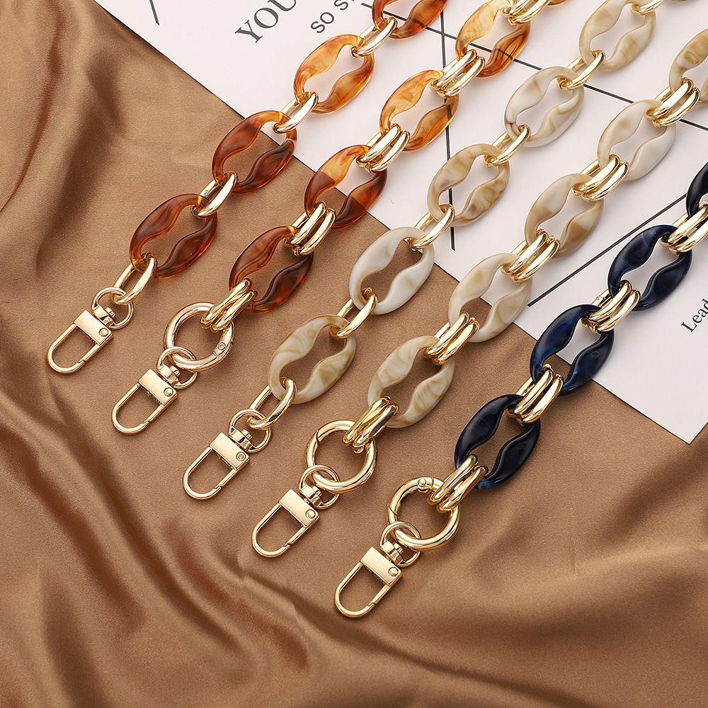 Girls Women Acrylic Purse Chain Handbag Bag Straps Replaceable Bag Chain Shoulder Bag Accessories